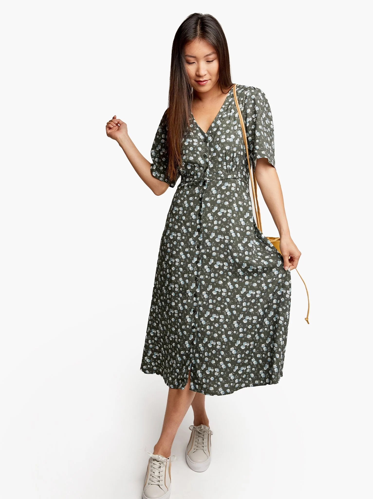 Amelia Button Front Dress - Image 2