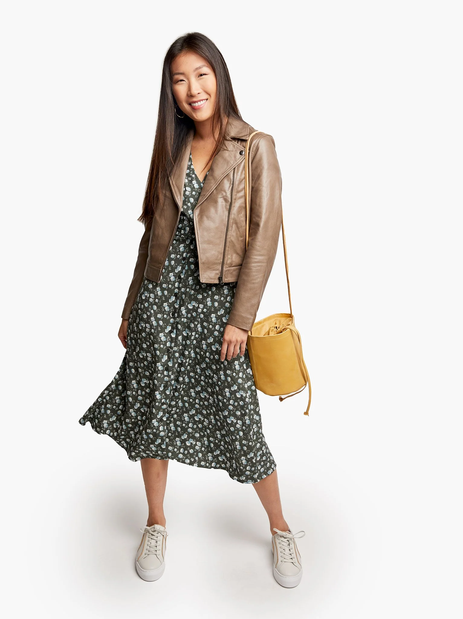 Amelia Button Front Dress - Image 4