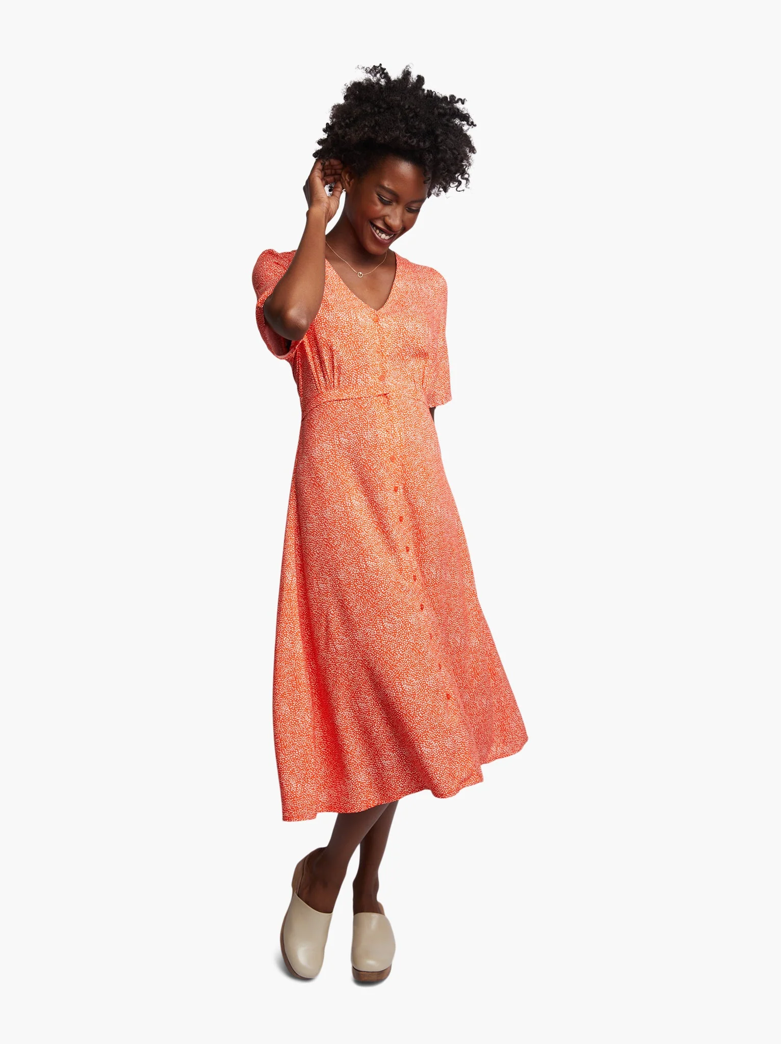 Amelia Button Front Dress - Image 9
