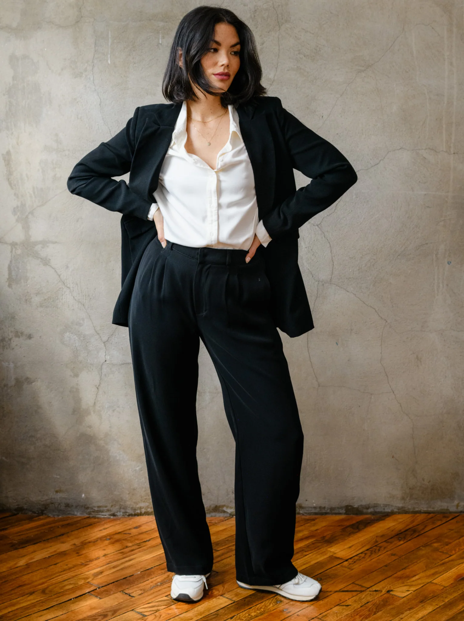 Claire Crepe Wide Leg Pant - Image 8