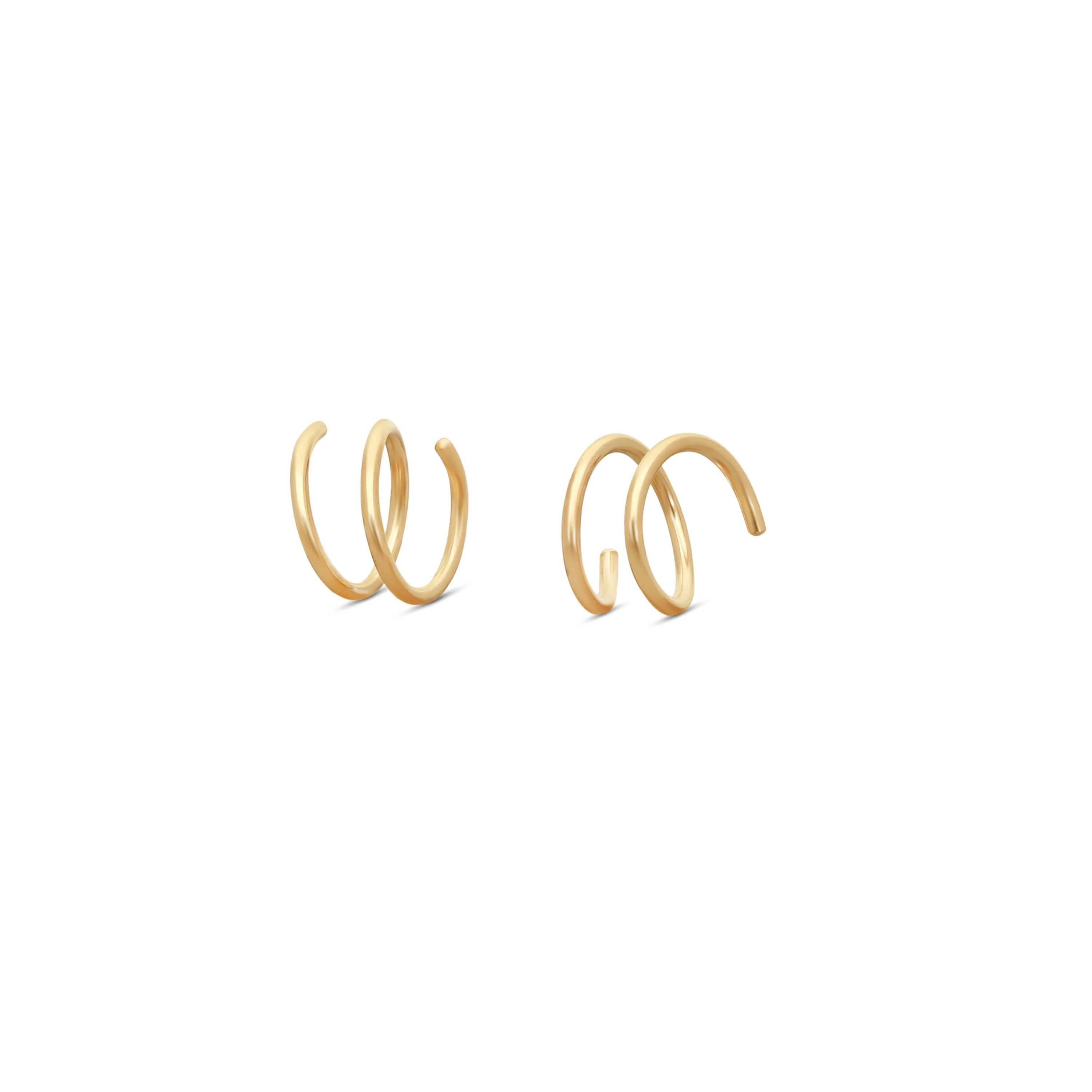 Cora Corkscrew Mini Hoops - Image 2