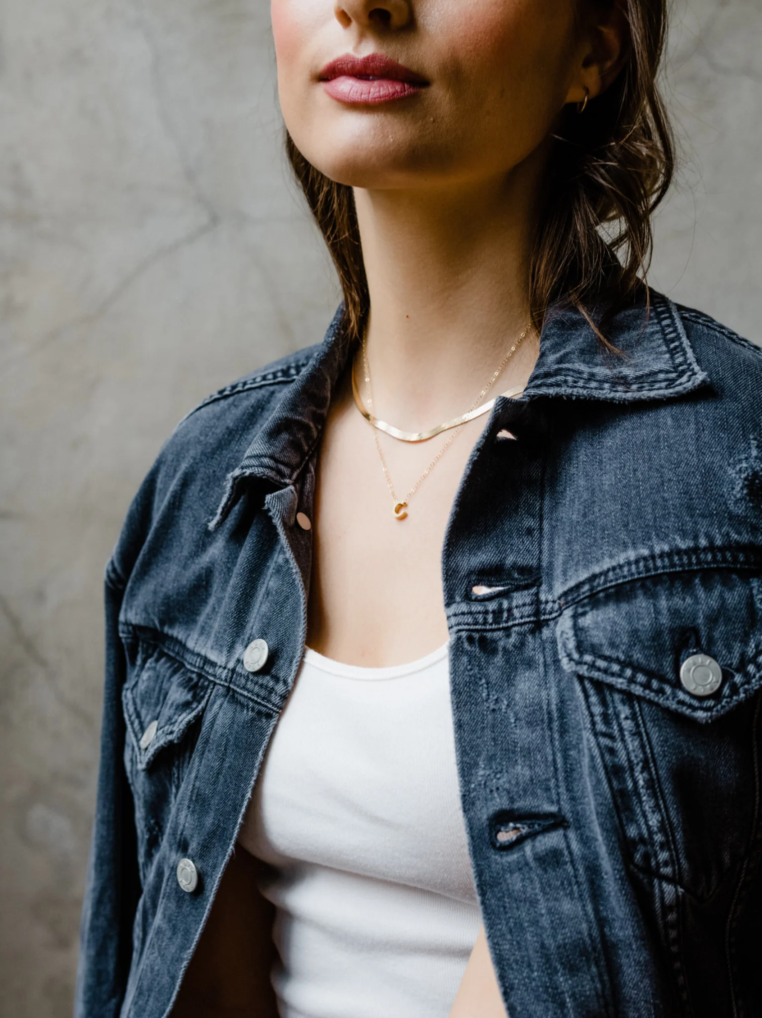 Personalized Letter Necklace - Image 2