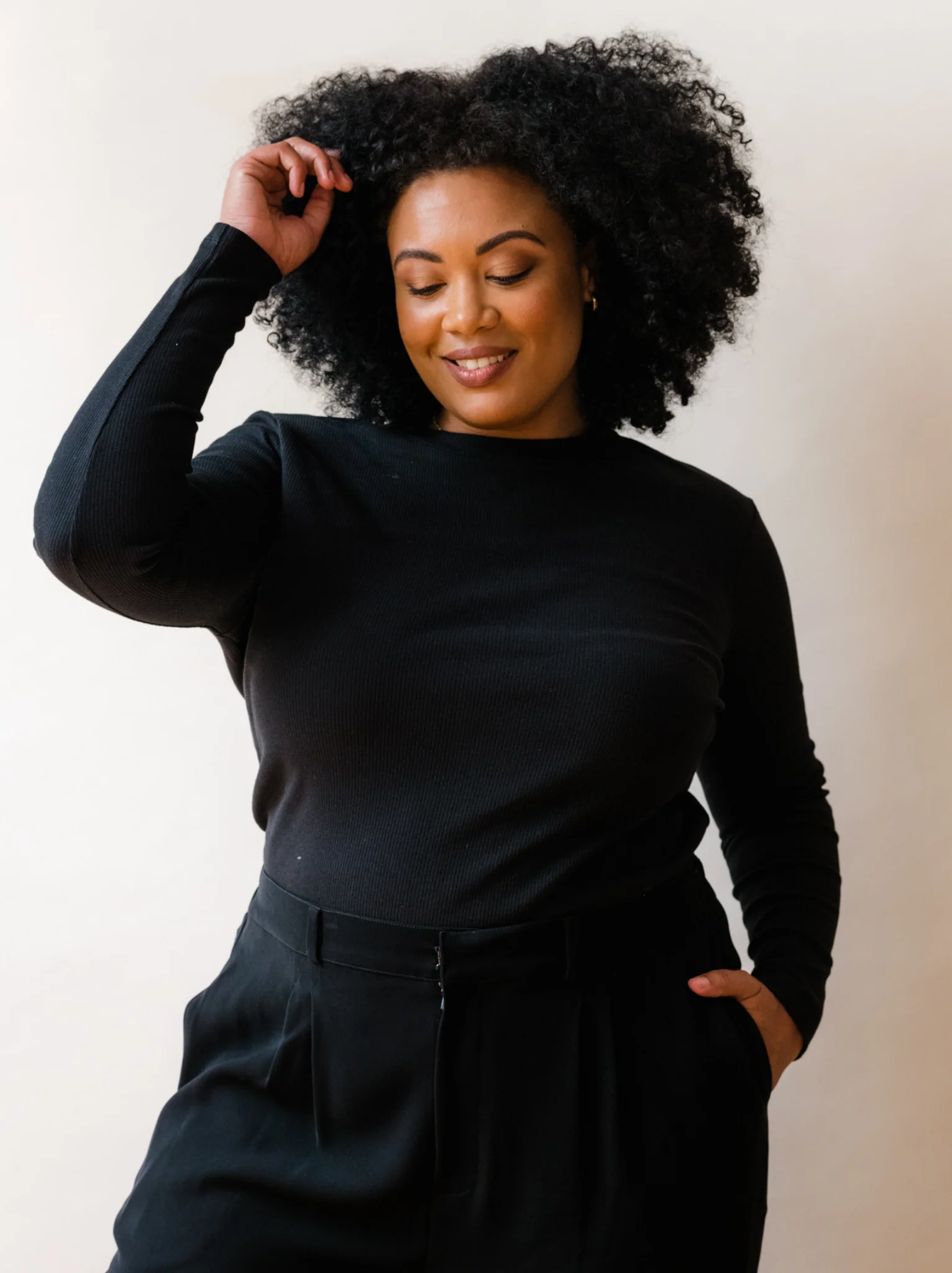 Maxine Rib-Knit Top - Image 2
