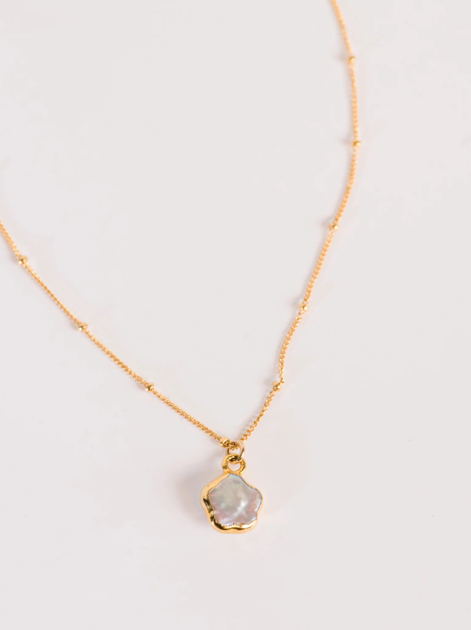 Pearl Flower Necklace
